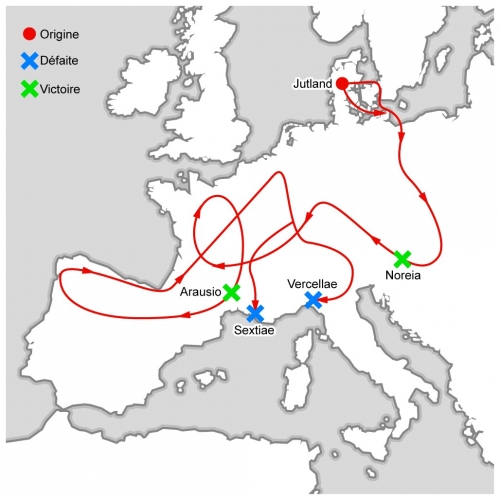 17 janvier,caïus marius,rome,provence,cimbres,teutons,légion romaine,cesar,marthe,massalia,marseille,fos,aix