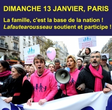 mariage pour tous,la manif pour tous