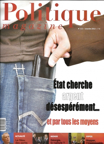 POLITIQUE MAGAZINE NOV 2012.JPG