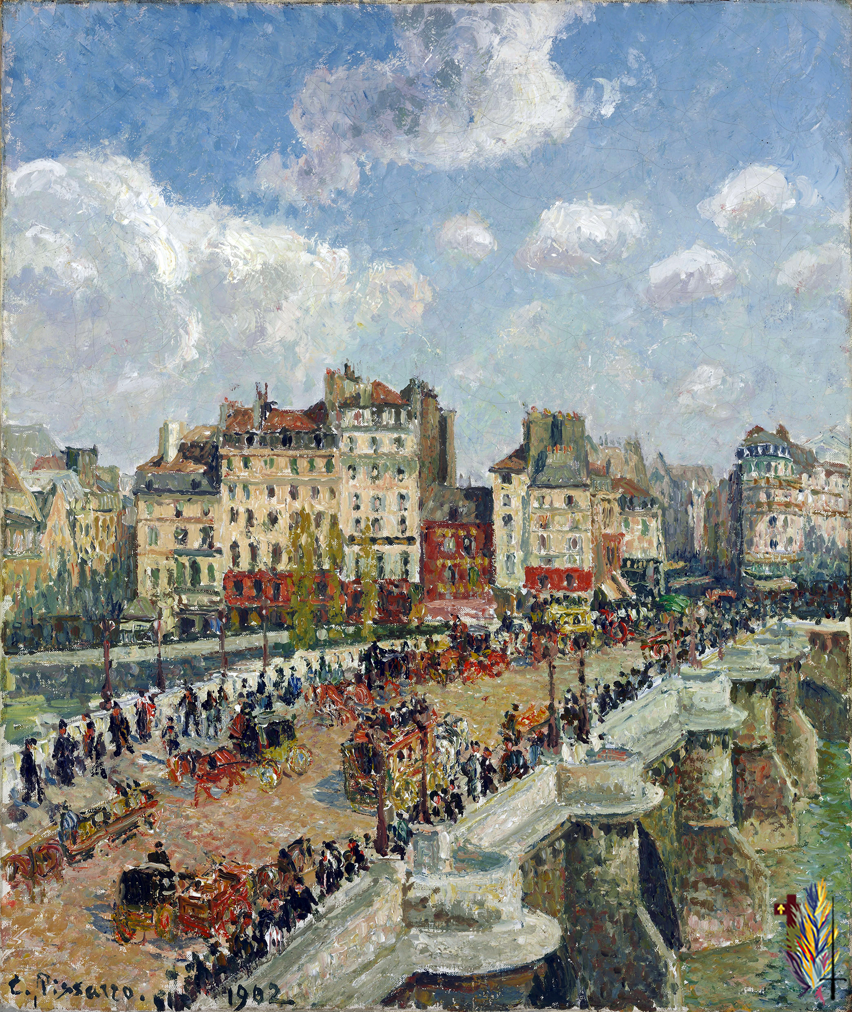 ATHOS 79 PRESENTE LE JSF du 16 mars et ses ephemerides 16.03.2023Camille-Pissarro-Pont-Neuf-1909