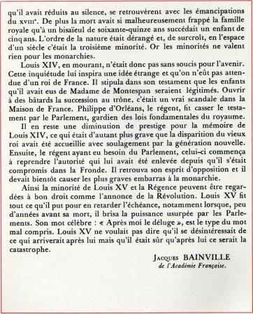 La Vérité sur le Siècle de Louis XIV (III)