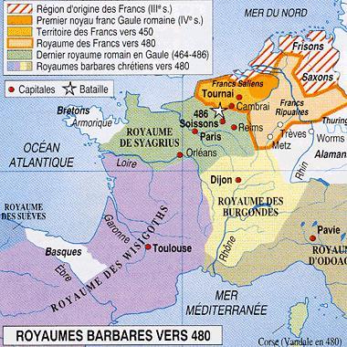 La fin de la Gaule romaine (I) : les barbares...