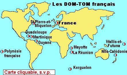 DOM/TOM : (I) une présence sur les cinq continents