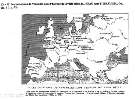 Des Versailles partout, au XVIIIème siècle...