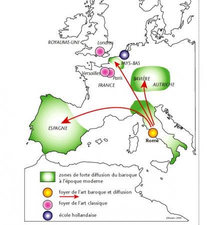 L'art baroque, relativement peu prisé en France...