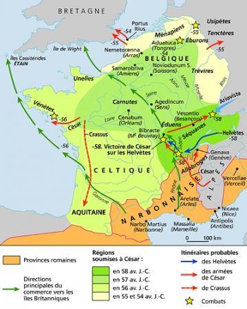 I : La Gaule et la conquête de César...