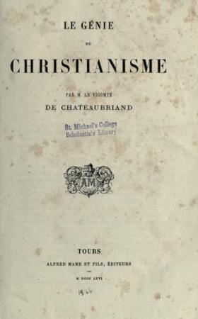 1802 : Parution du Génie du Christianisme...