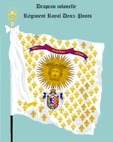Royal Deux-Ponts, Drapeau colonel