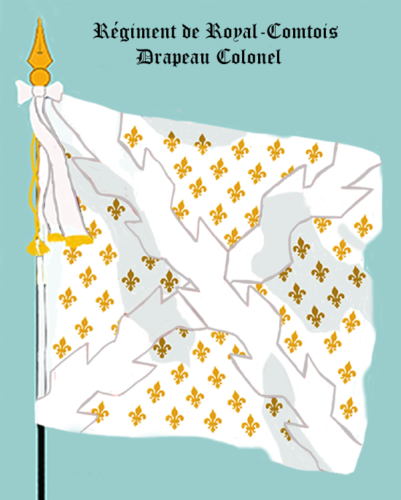 Régiment de Royal-Comtois, Drapeau colonel