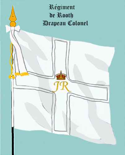 Régiment de Walsh, Drapeau colonel