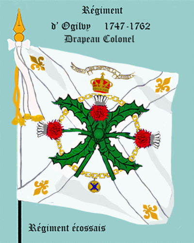 Régiment d'Ogilvy, Drapeau colonel