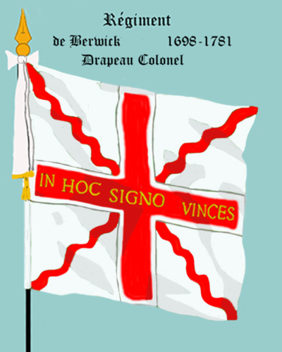 Régiment de Berwick, Drapeau colonel