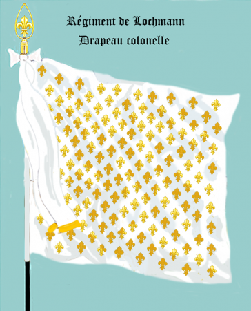Régiment de Lochmann, Drapeau colonel
