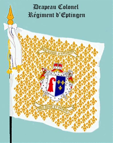 Régiment d'Eptingen, Drapeau colonel