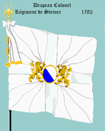 Régiment de Steiner, Drapeau colonel