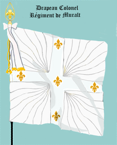 Régiment de Muralt, Drapeau colonel