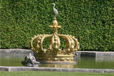 Dans les jardins de Vaux-le-Vicomte...