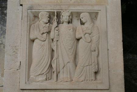 Le Mur des Fastes (IV/IV) : bas-relief de droite..