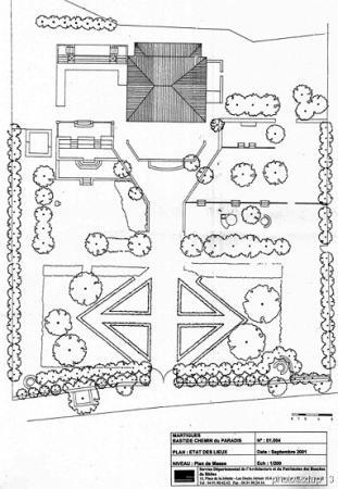 Le "Plan masse" de la Maison....