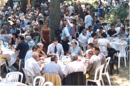 Le moment du repas est aussi un temps d'échanges