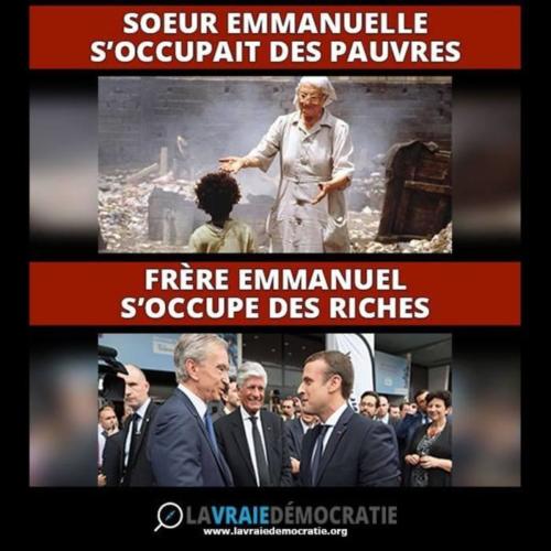 Macron et Soeur Emanuelle...
