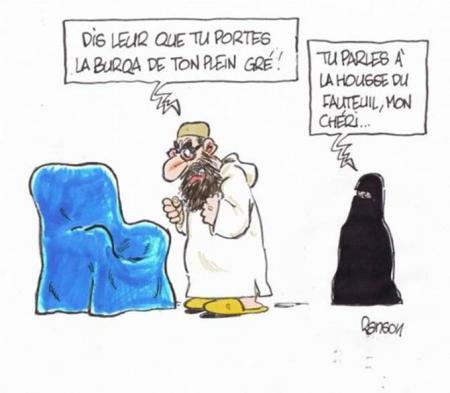 Ah, la burqa !....