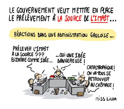 Prélèvement à la source de l'impôt ?...