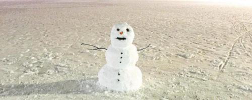 Petite histoire (drôle ?) : le bonhomme de neige..