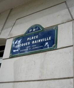 Voie, Rue, Allées Jacques Bainville en France....