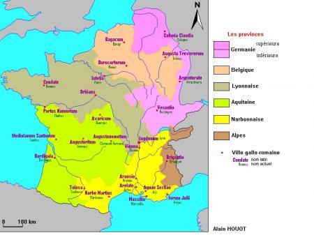 Au début était la Gaule, puis les Romains.....