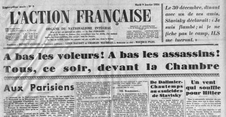 L'affaire Stavisky et le 6 février....