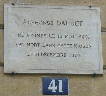 La mort d'Alphonse Daudet...