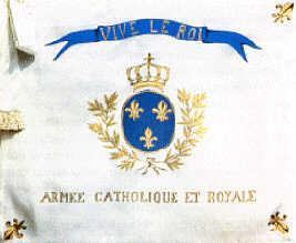 Drapeau de la Grande Armée Catholique et Royale...