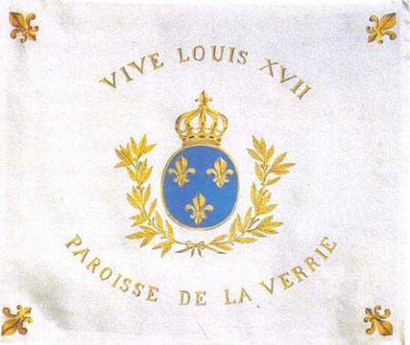 Drapeau de la Paroisse de La Verrie...